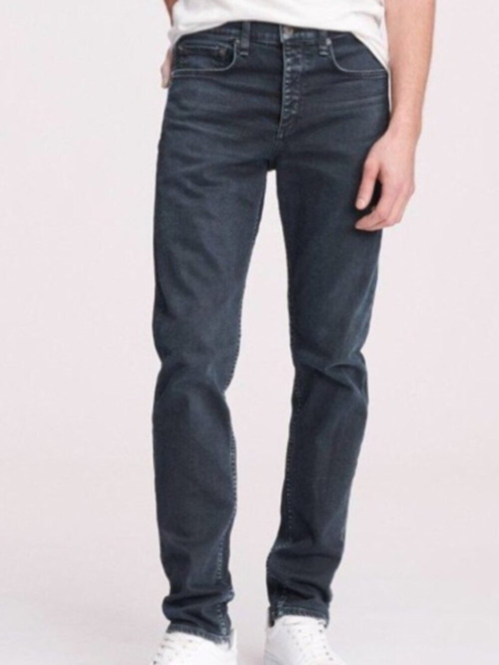 Rag & Bone Fit 2 Slim Straight Jeans Men's Straight Minna Blue Stretch 29